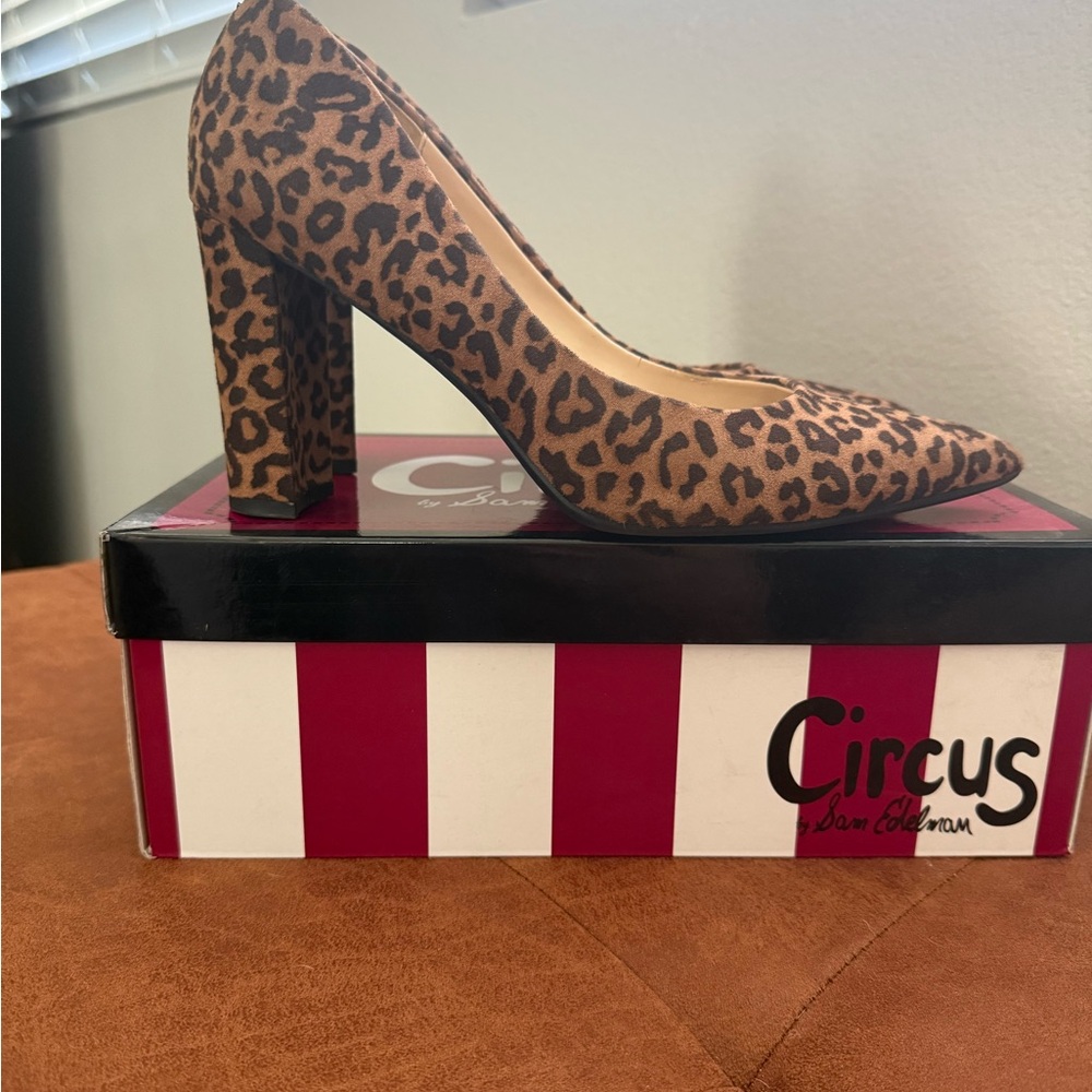 Circus by Sam Edelman Brown Leopard Heels